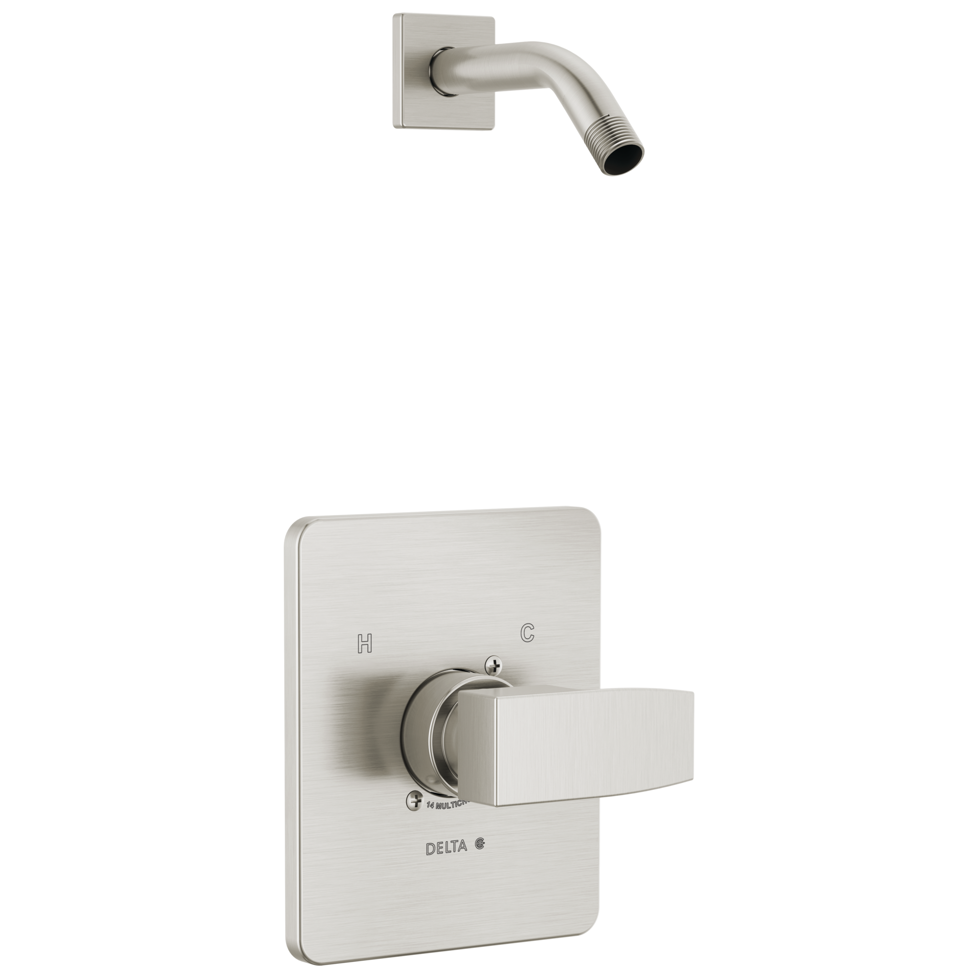 Delta Faucet ModernE Monitor 14 Series Shower Trim - Less Head - Stainless