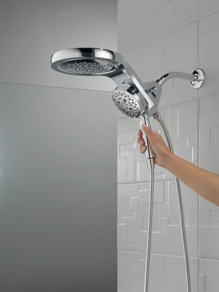 HydroRain® H<sub>2</sub>Okinetic® 5-Setting Two-in-One Shower Head, image 12
