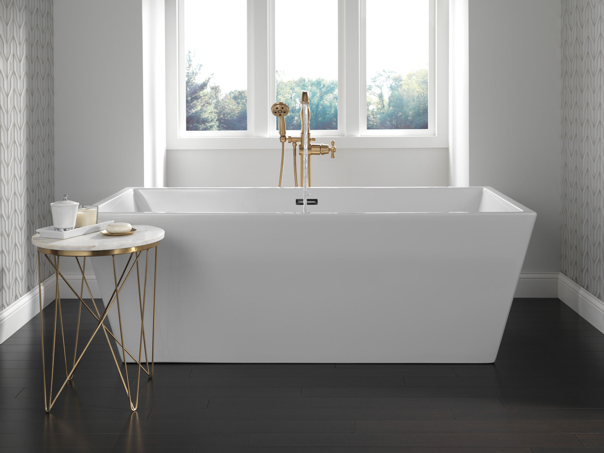 Metal Cross Handle Kit - 14 Series in Champagne Bronze H795CZ