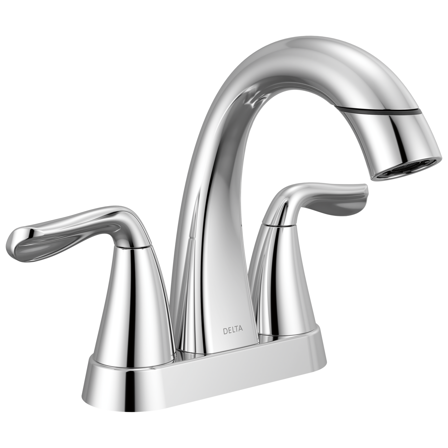 Two Handle Centerset Pull-Down Bathroom Faucet in Chrome — image 1