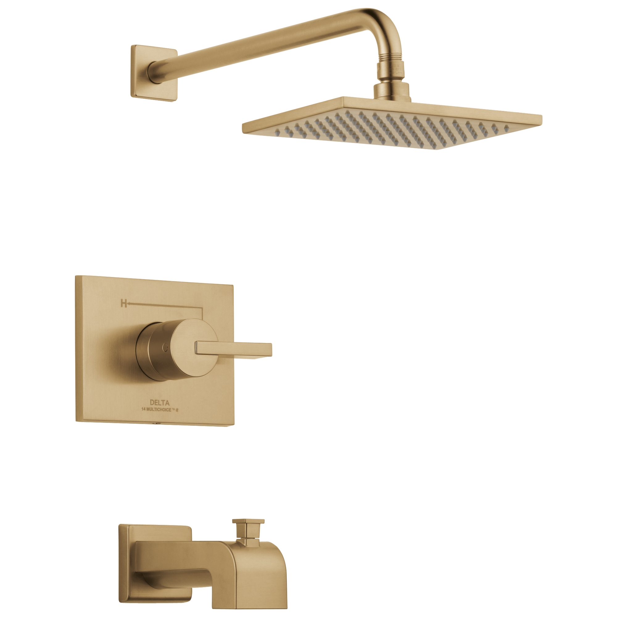 Delta Faucet Vero Monitor 14 Series Tub & Shower Trim - Champagne Bronze