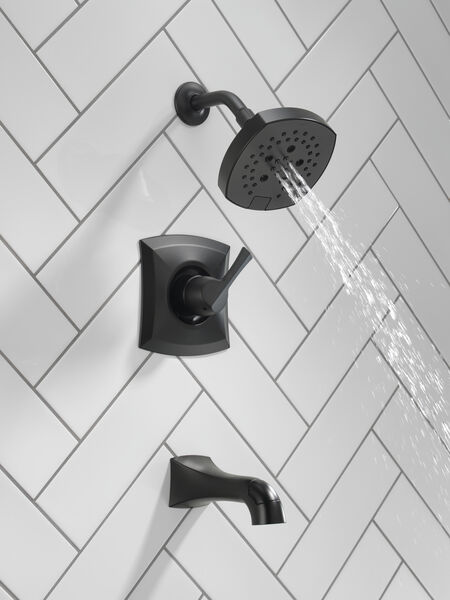 Monitor® 14 Series Tub and Shower in Matte Black 144899-BL | Delta  