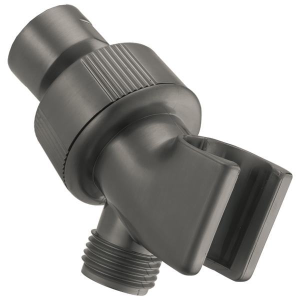 Adjustable Shower Arm Mount for Hand Shower in Black Stainless U3401KS