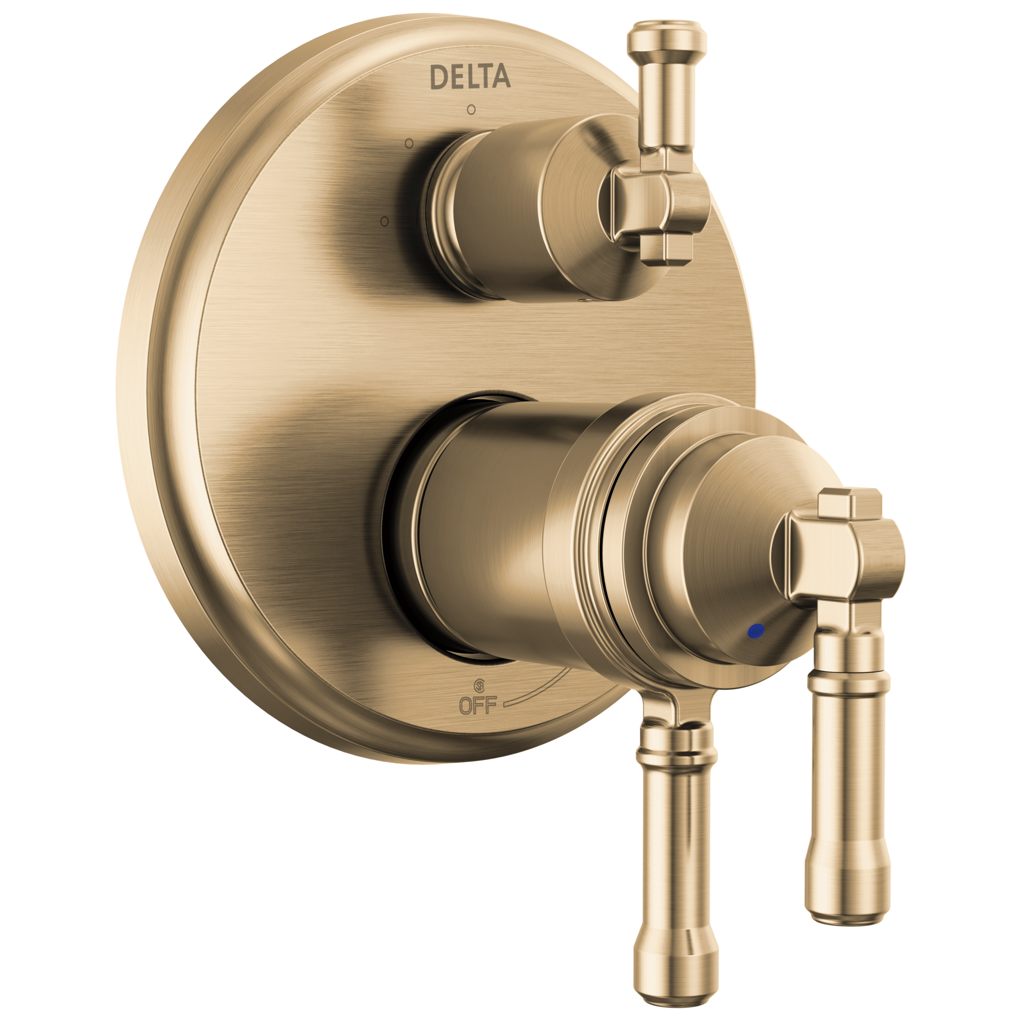 BroderickE 17T Series Integrated Diverter Trim 3-Setting - Lumicoat Champagne Bronze