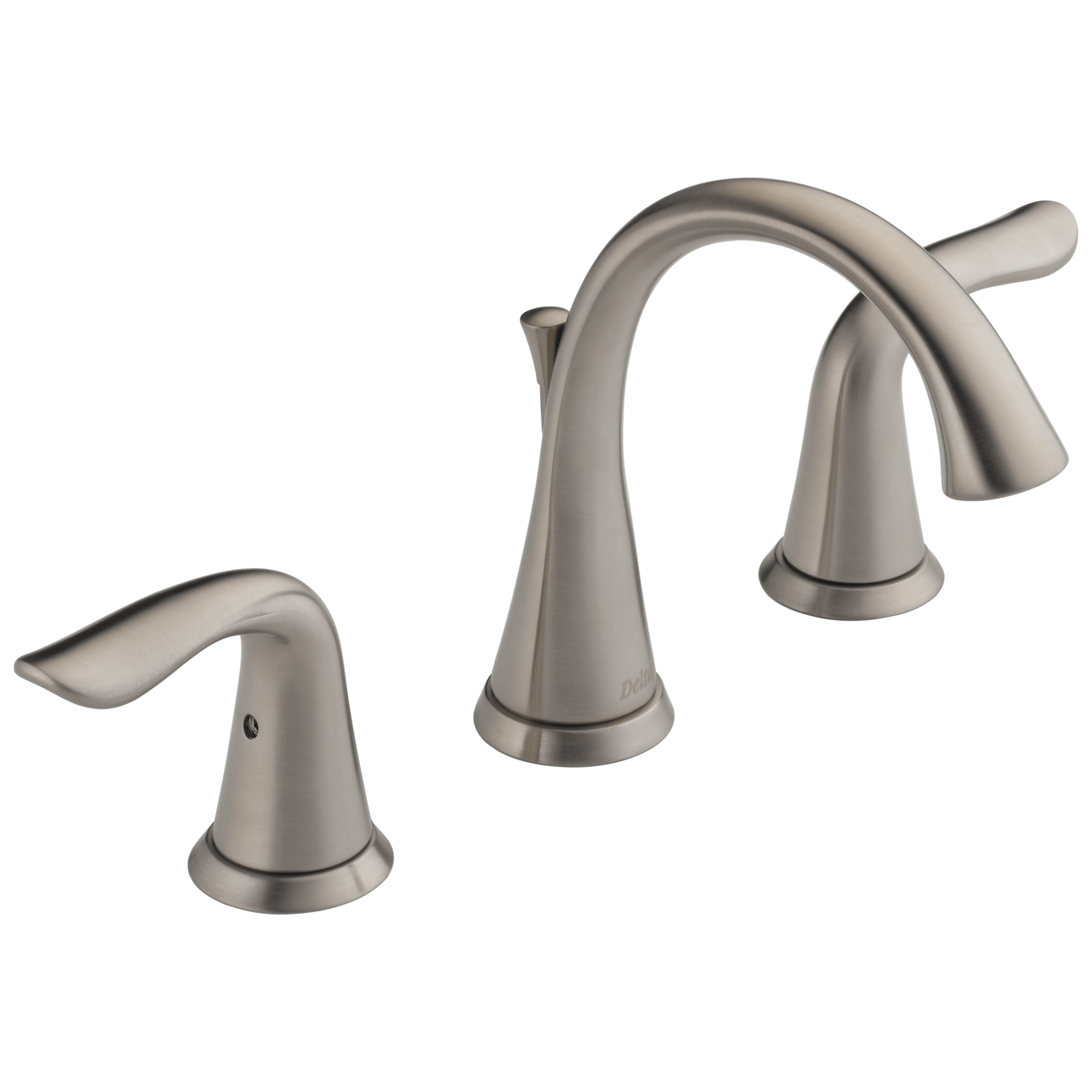 Widespread 2-Handle Bathroom Faucet in Brushed Nickel Delta Southlake 8 in 