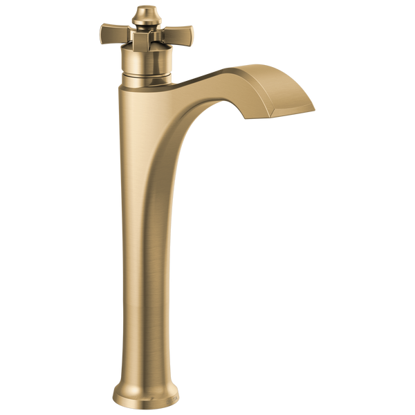 Single Handle Vessel Bathroom Faucet in Champagne Bronze 757-CZ