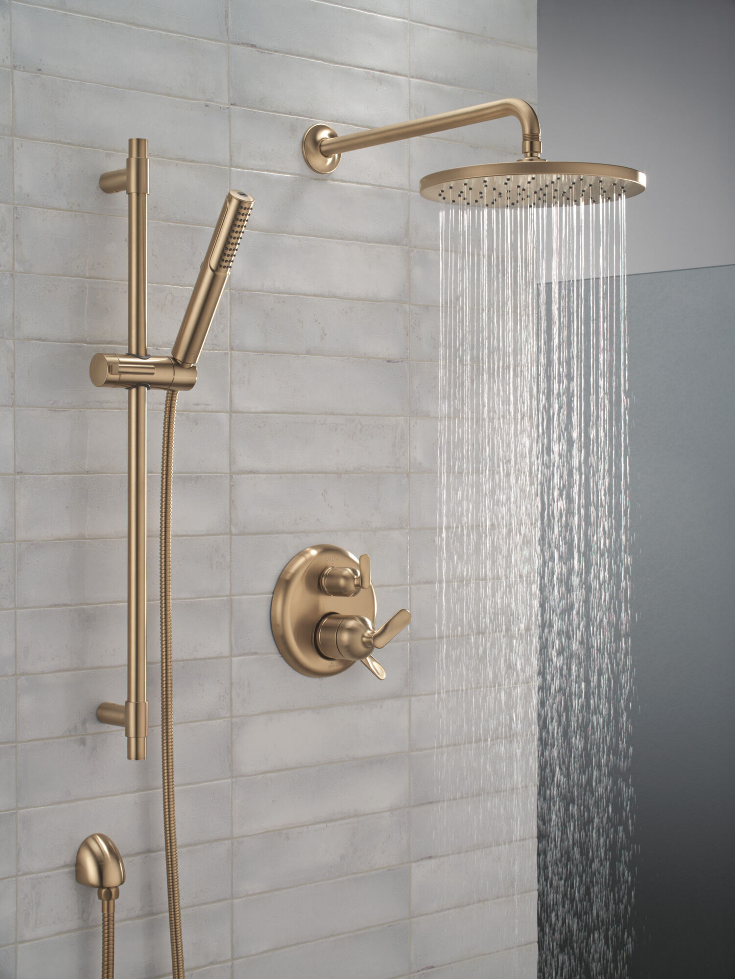 Flange - Shower in Lumicoat® Champagne Bronze RP6025CZPR | Delta