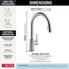 Single Handle Pull-Down Kitchen Faucet