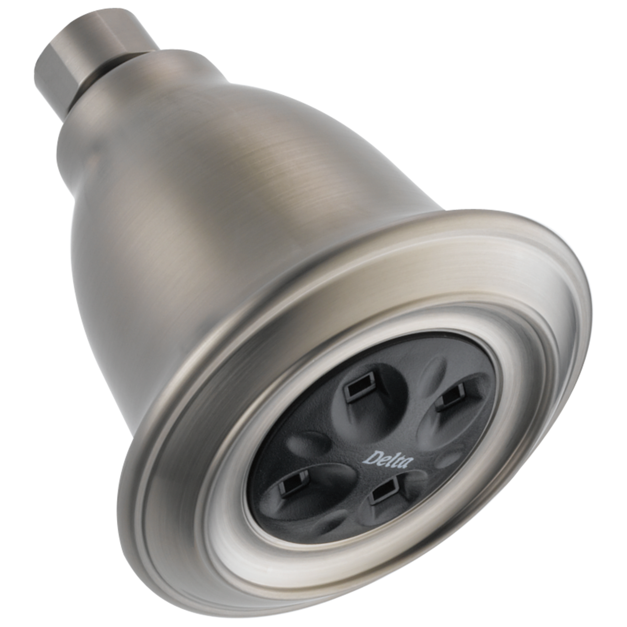 Delta Faucet Universal Showering Components H2OKineticSingle-Setting Raincan Shower Head - Stainless