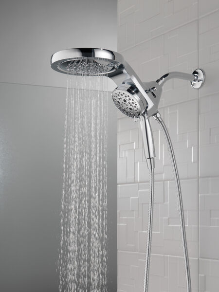 HydroRain® H<sub>2</sub>Okinetic® 5-Setting Two-in-One Shower Head, image 14