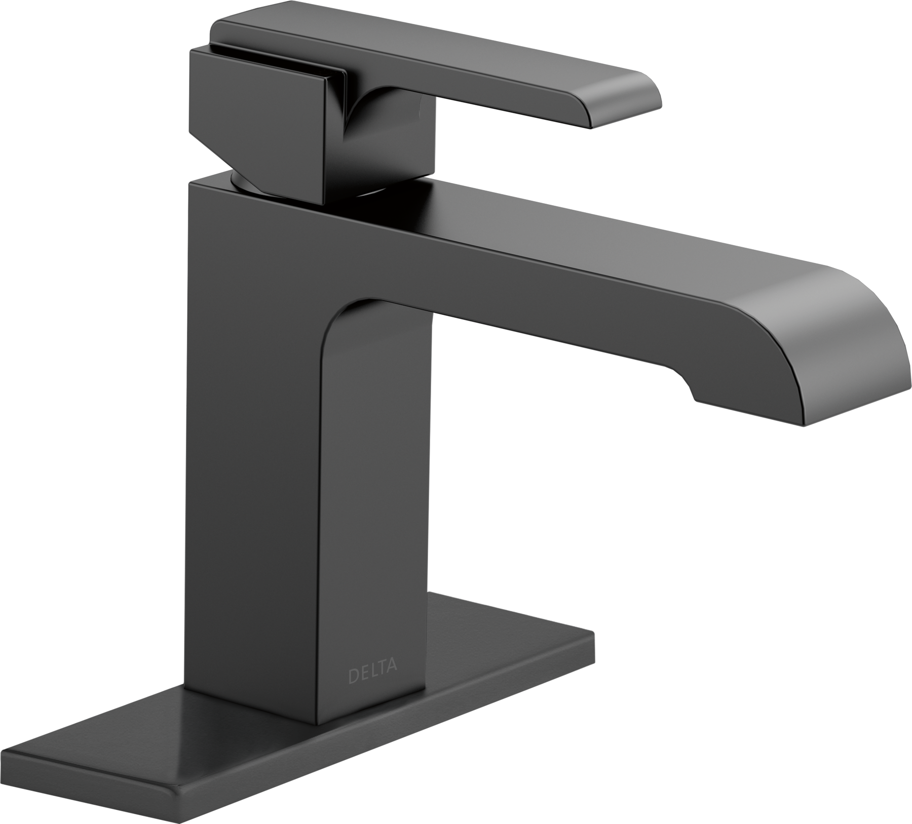 Single Handle Bathroom Faucet in Matte Black 567LF-BLLPU | Delta
