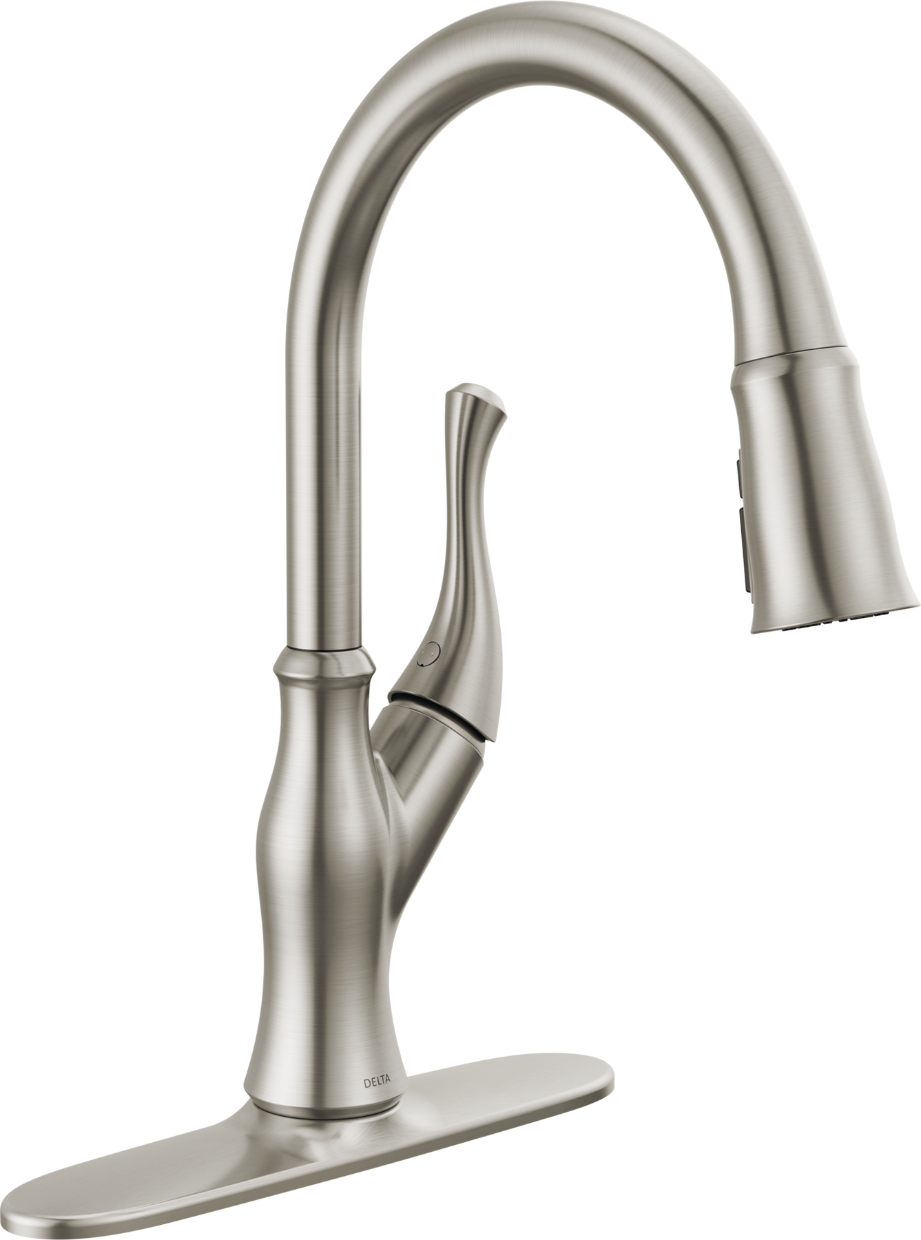 Single-Handle Pull-Down Kitchen Faucet in Spotshield Stainless