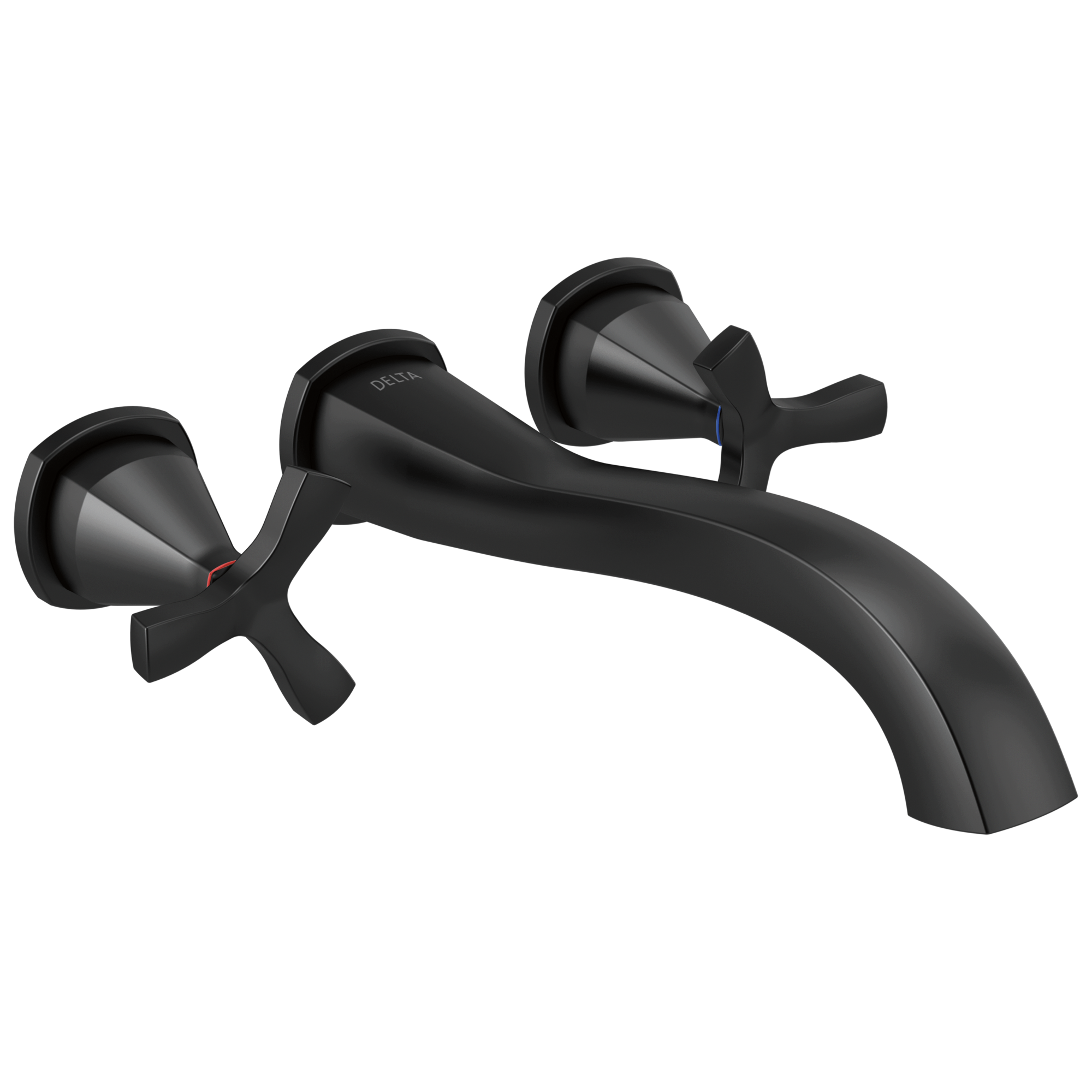 Delta Faucet Stryke Wall Mounted Tub Filler - Matte Black