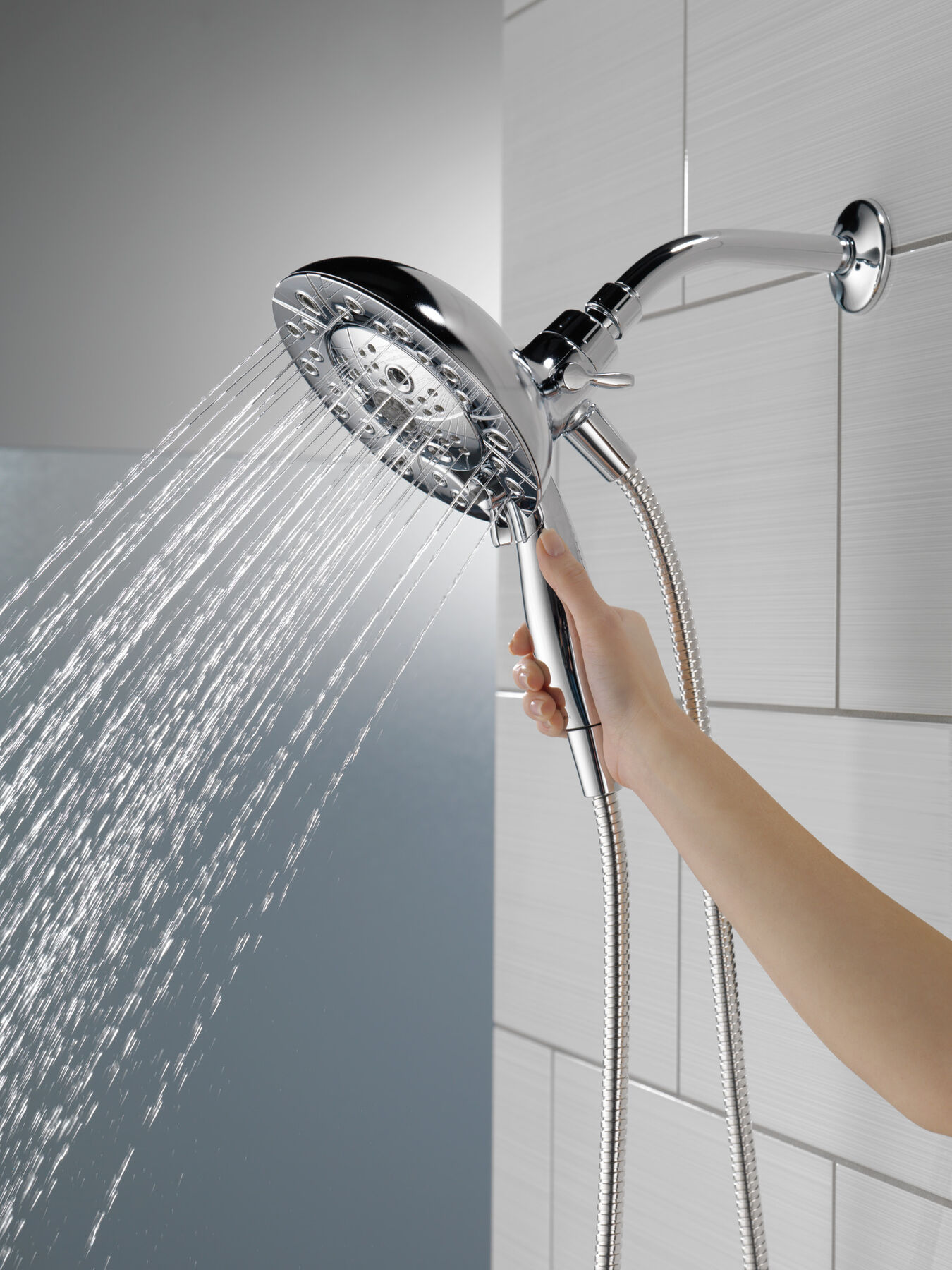 H2Okinetic&reg; In2ition&reg; 5-Setting Two-in-One Shower
