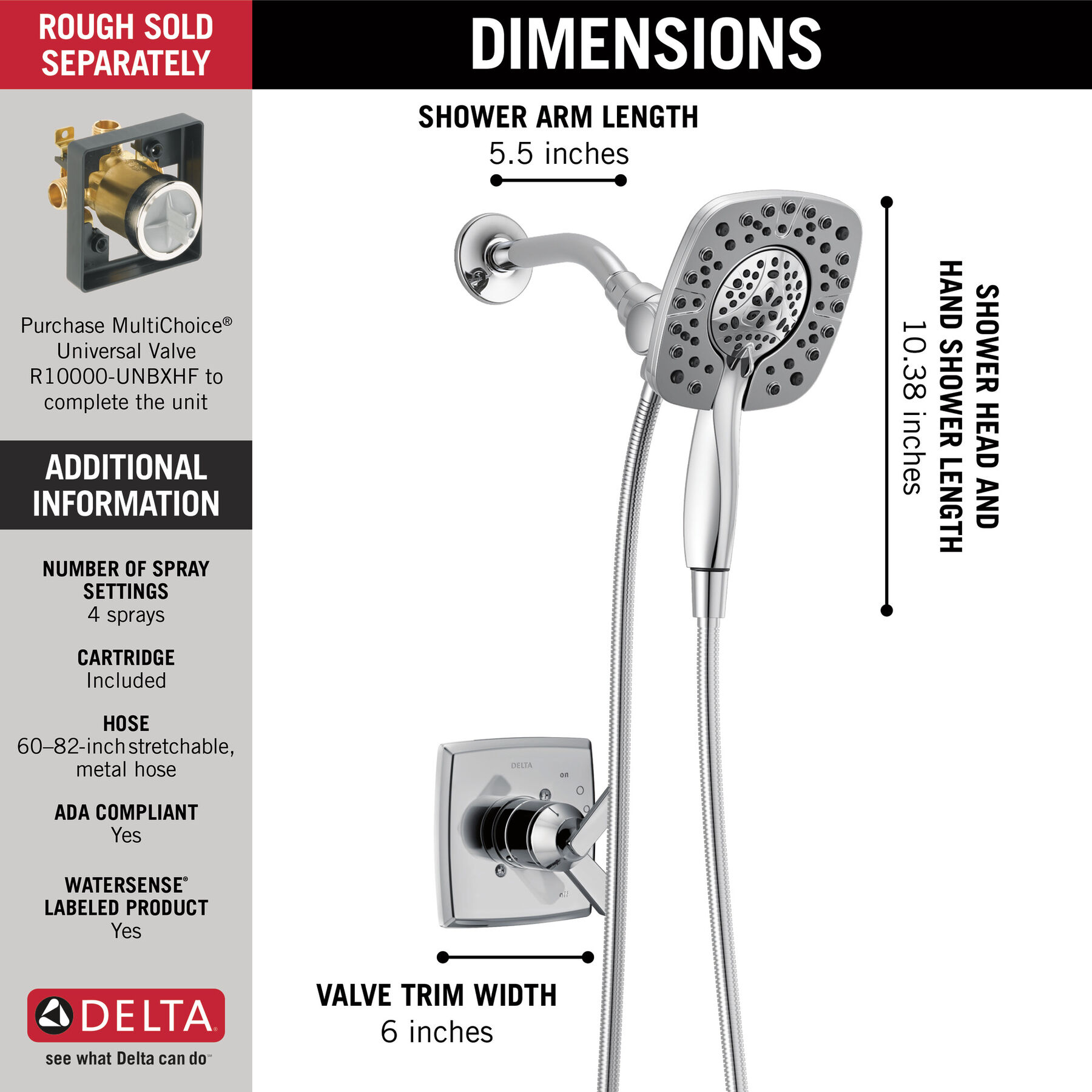 Monitor® 17 Series Shower Trim with In2ition®, image 8