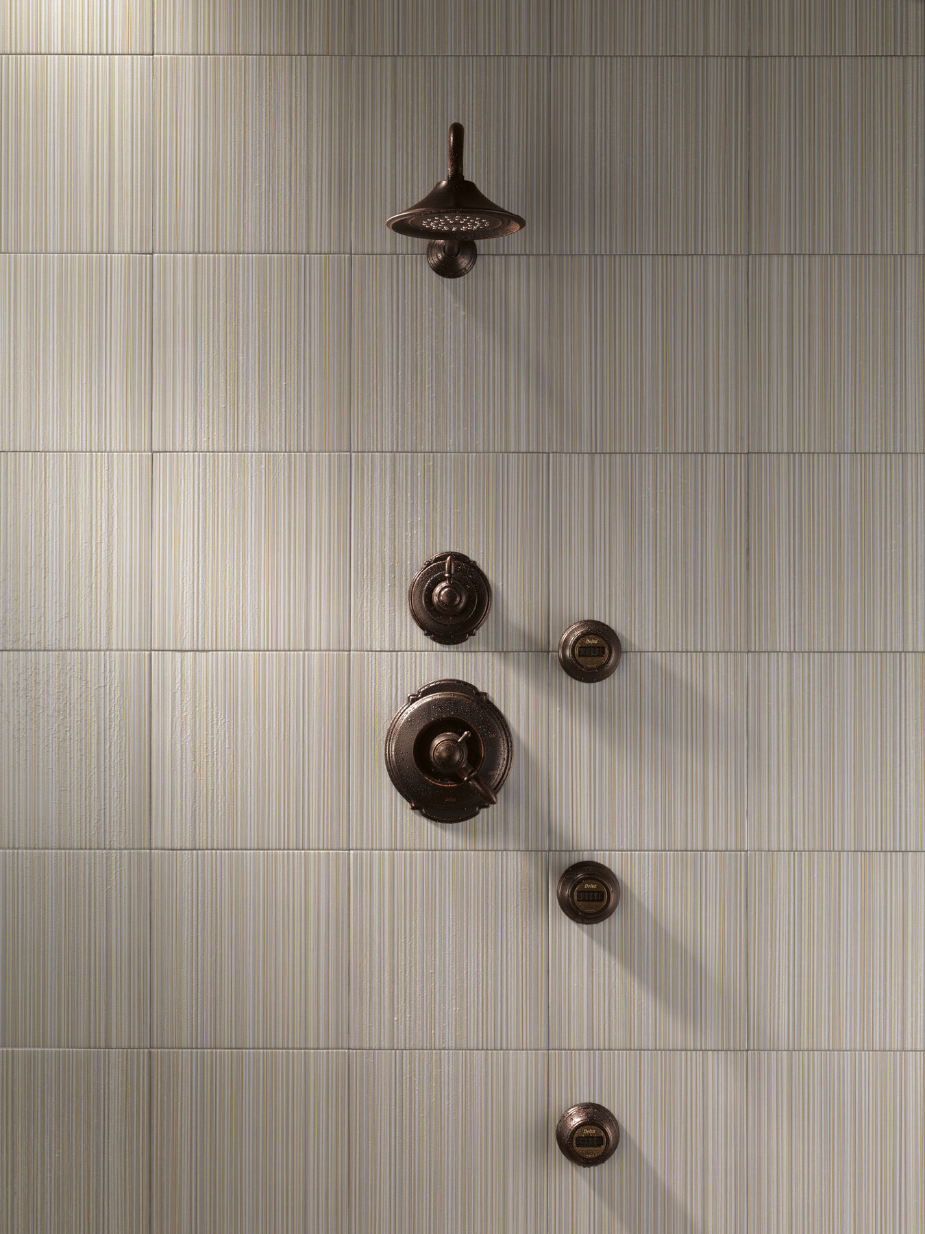 Premium 3Setting Shower Head in Bronze RP34355RB Delta Faucet