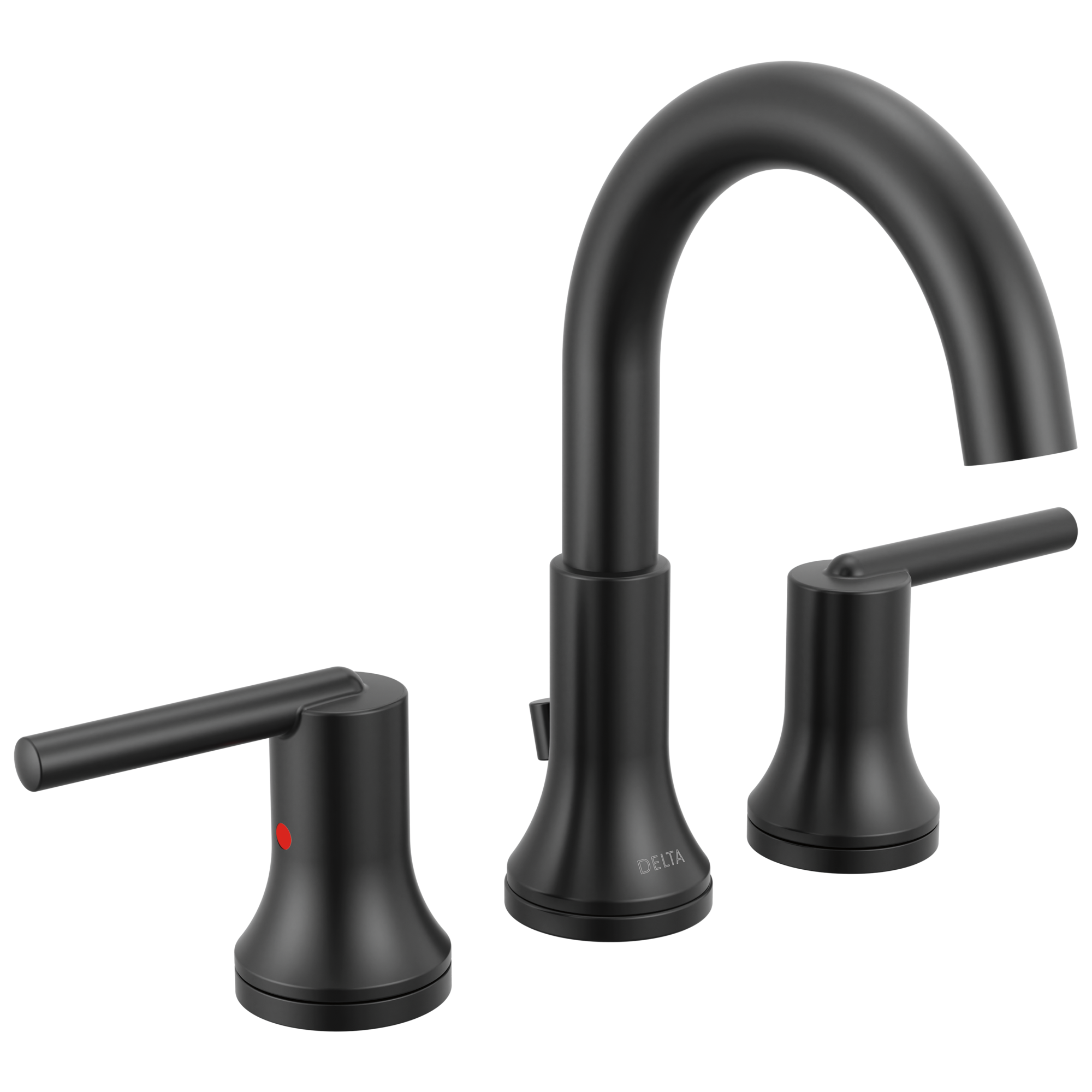 Delta Faucet Trinsic Two Handle Widespread Bathroom Faucet - Matte Black