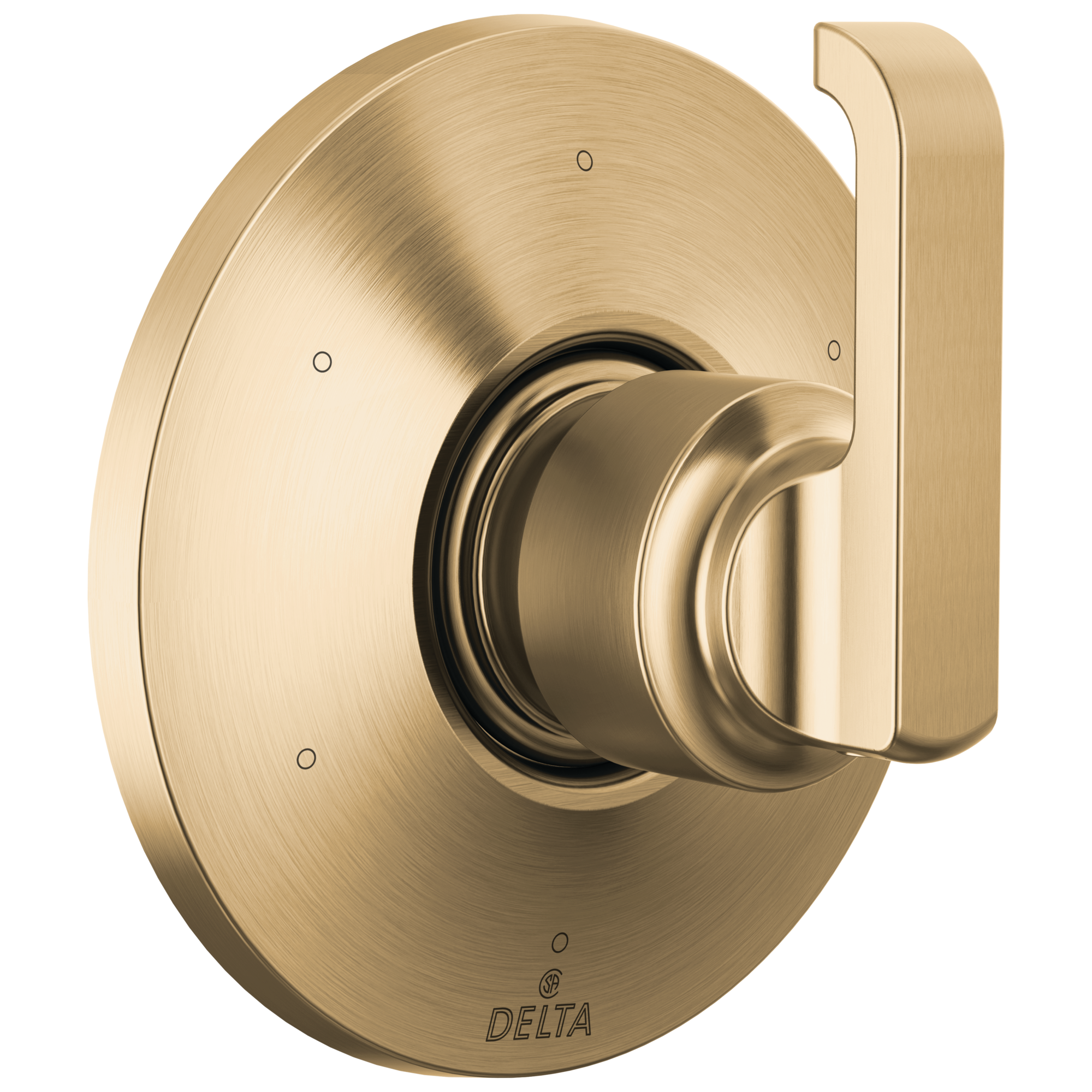 Delta Faucet Tetrae 6-setting Diverter Trim - Lumicoat Champagne - Bronze