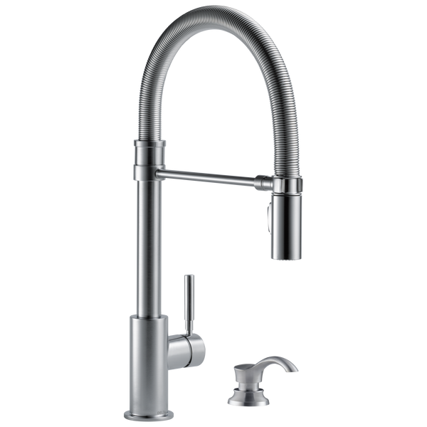 Commercial Single-Handle Pull-Down Kitchen Faucet