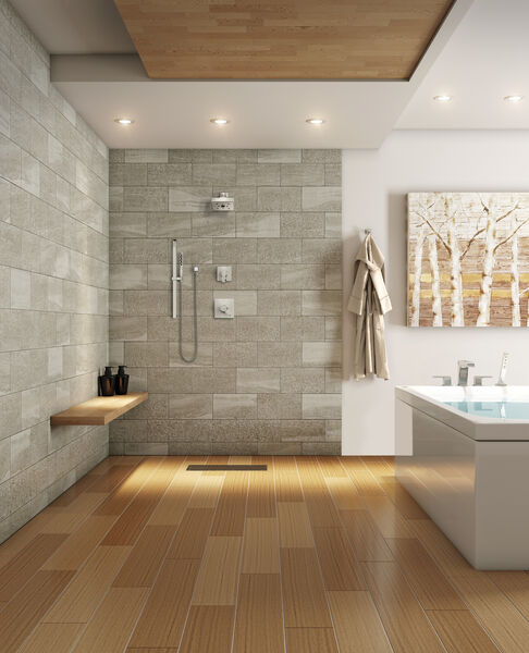 Roman Tub With Hand Shower Trim In, Roman Tub Tile Ideas