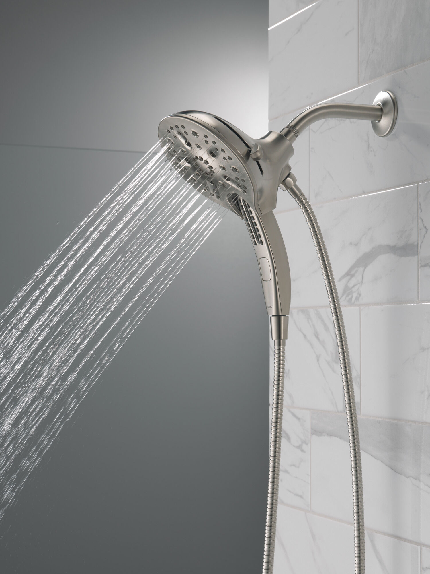 In2ition® H2Okinetic® 5-Setting Two-in-One Shower in Stainless