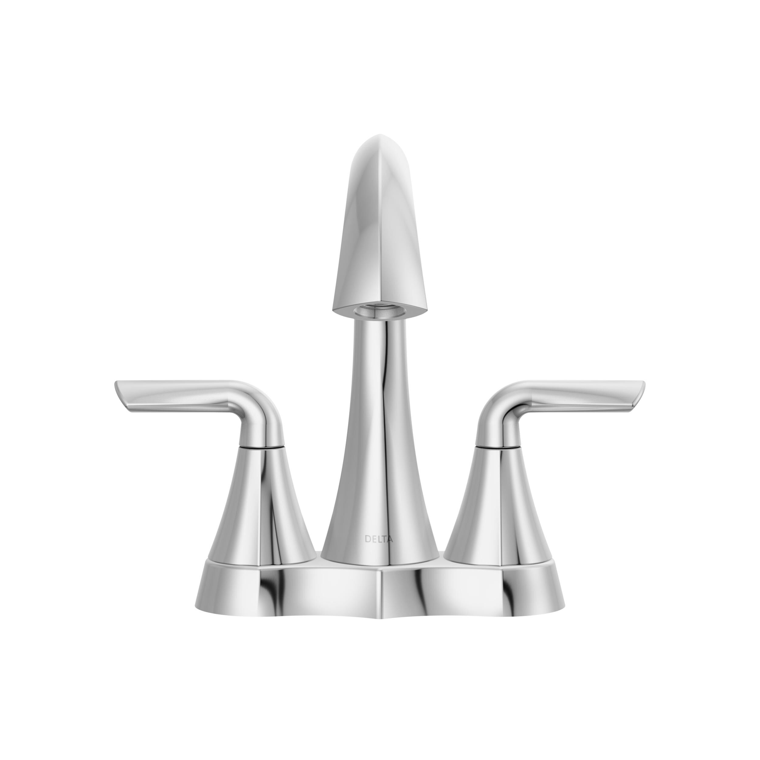 Two Handle Centerset Bathroom Faucet in Chrome 25847LF | Delta Faucet