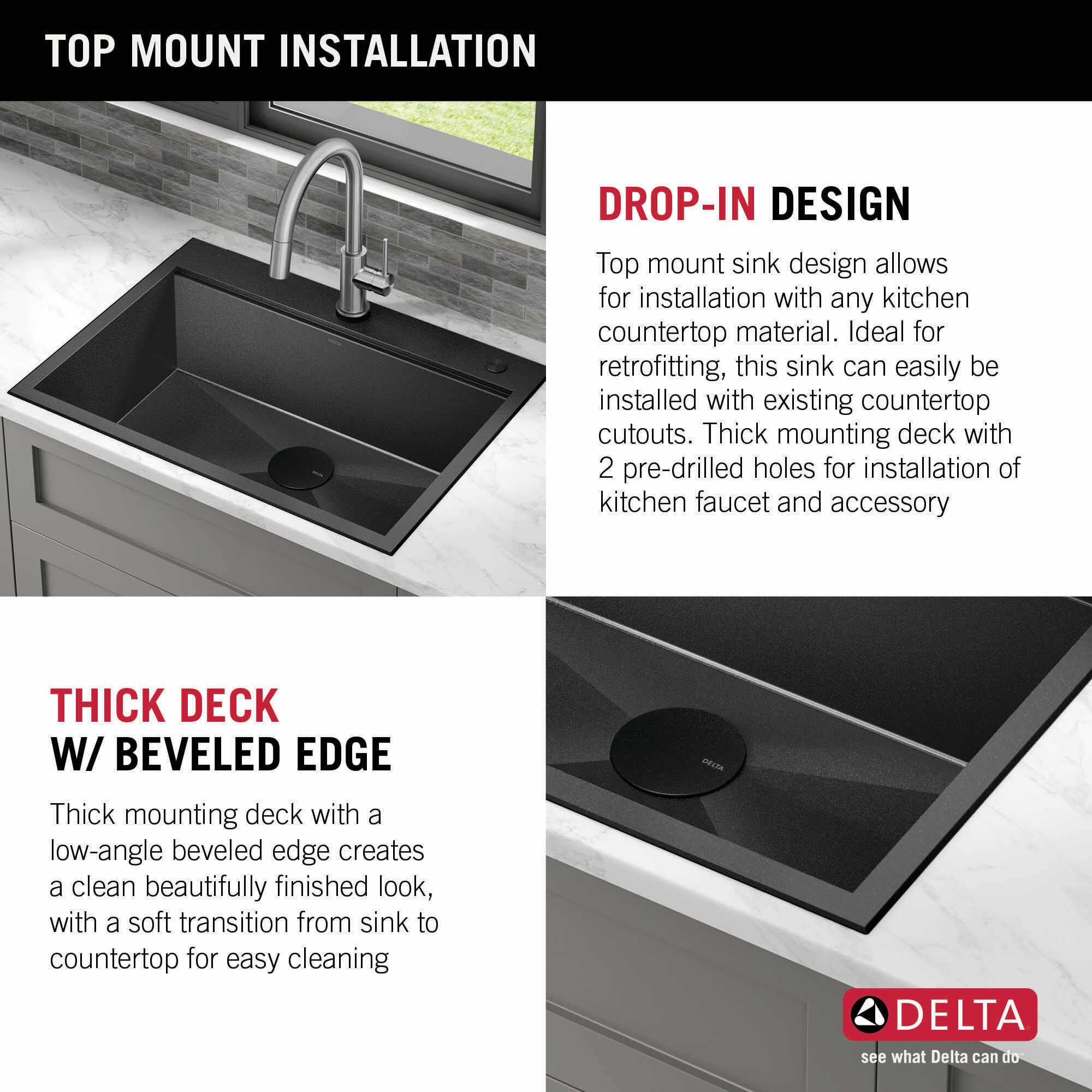 25-Inch Drop-In Kitchen Sink, SINKVINE 25" X 18" Stainless Steel Indoor And Outdoor Sink, Top Mount Large Deep Single Bowl Sink For Laundry Room, With Drain Strainer, Bottom Grid, Roll-up Drying Unit