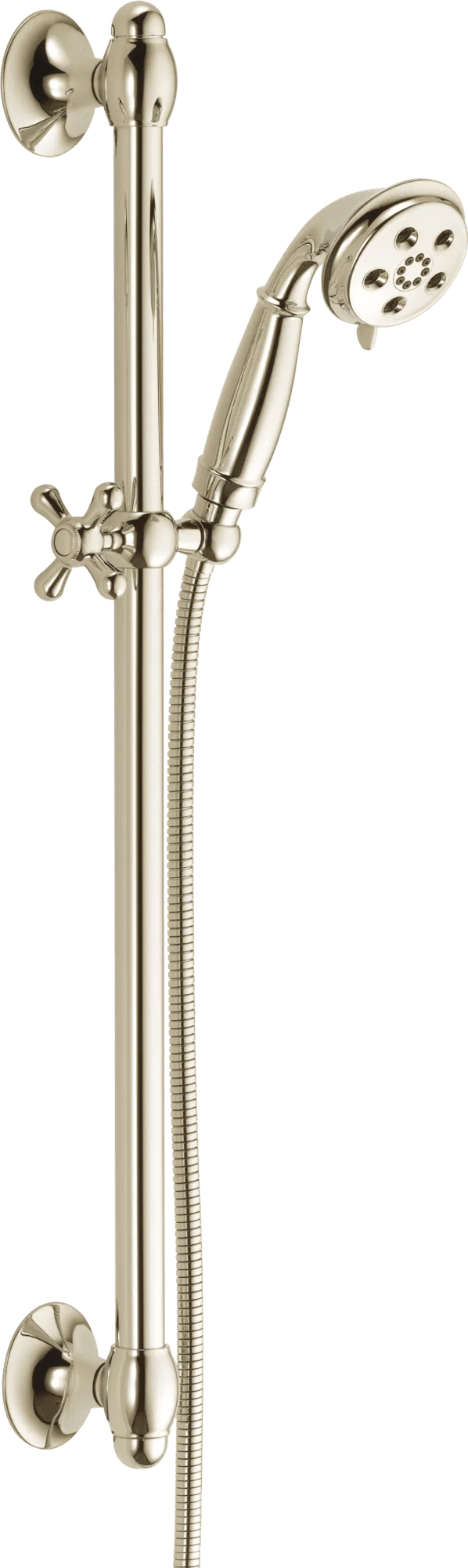 Delta Faucet Universal Showering Components H2OKinetic3-Setting Slide Bar Hand Shower - Polished Nickel