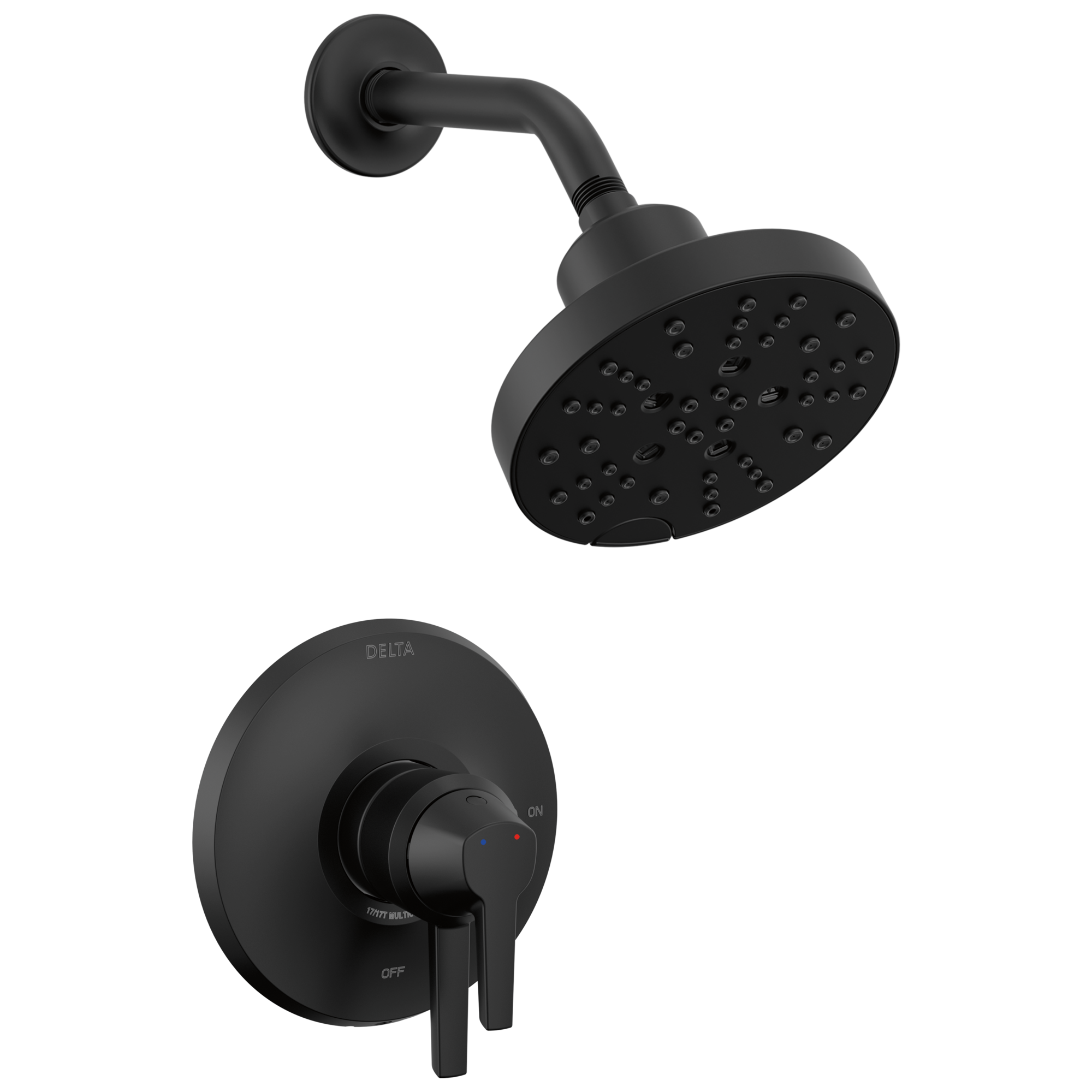Delta Faucet GaleonE 17 Series Shower Trim with H2OKinetic - Matte Black