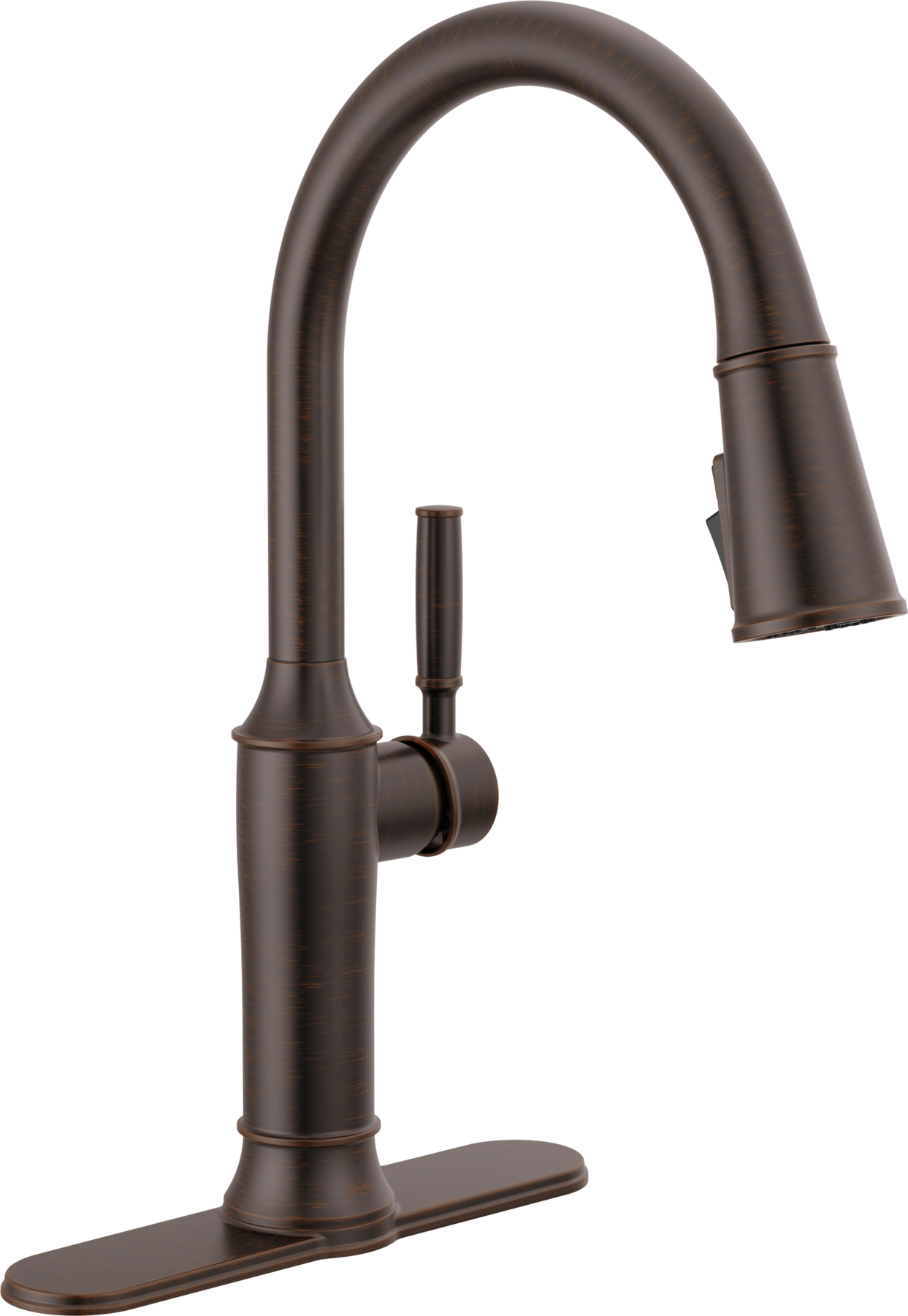 Single Handle Pull-Down Kitchen Faucet in Venetian Bronze 9184-RB