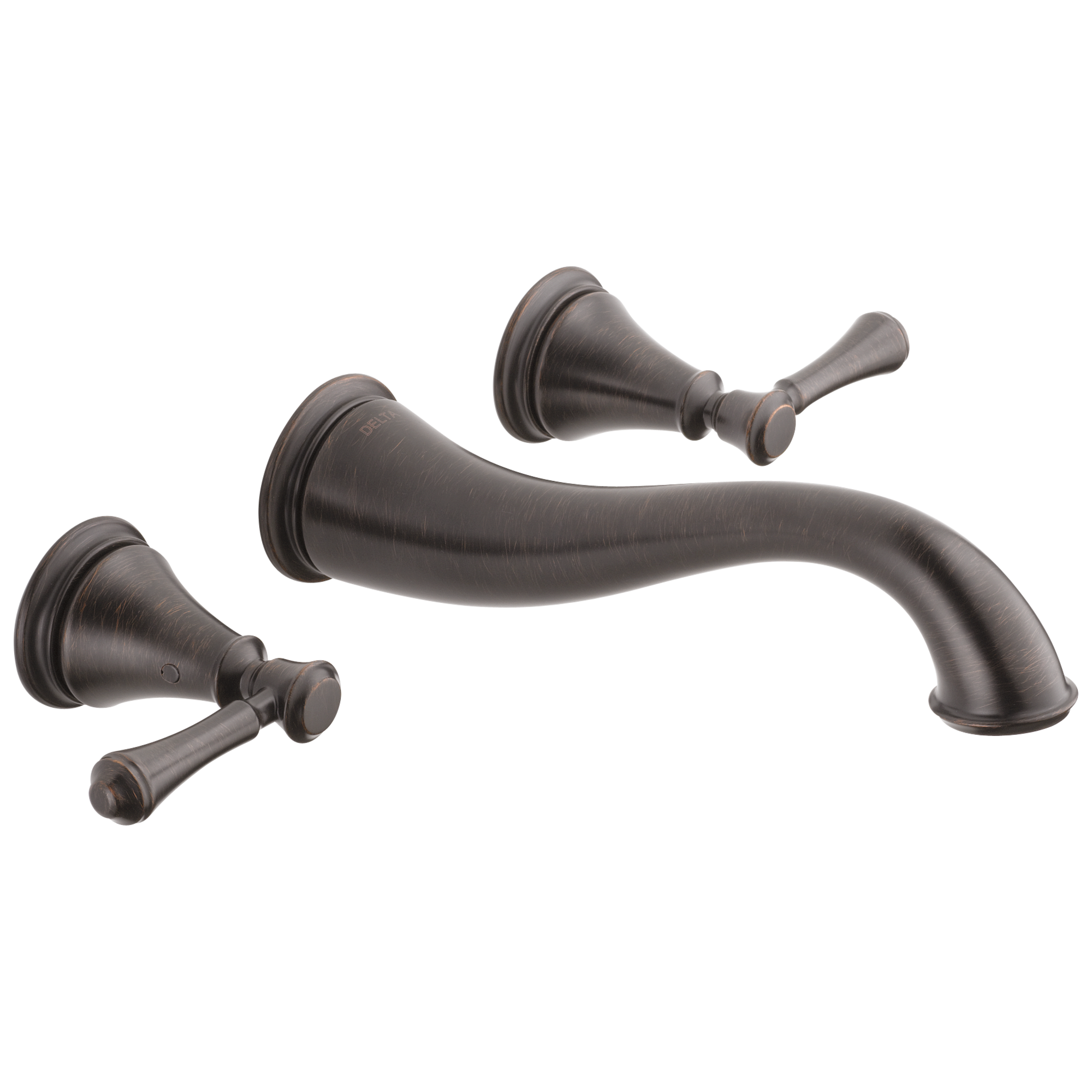 Delta Faucet CassidyE Two Handle Wall Mount Bathroom Faucet Trim - Venetian Bronze