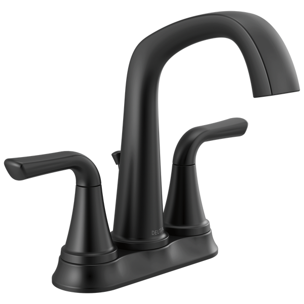 Two Handle Centerset Bathroom Faucet 25890lf Bl Delta Faucet