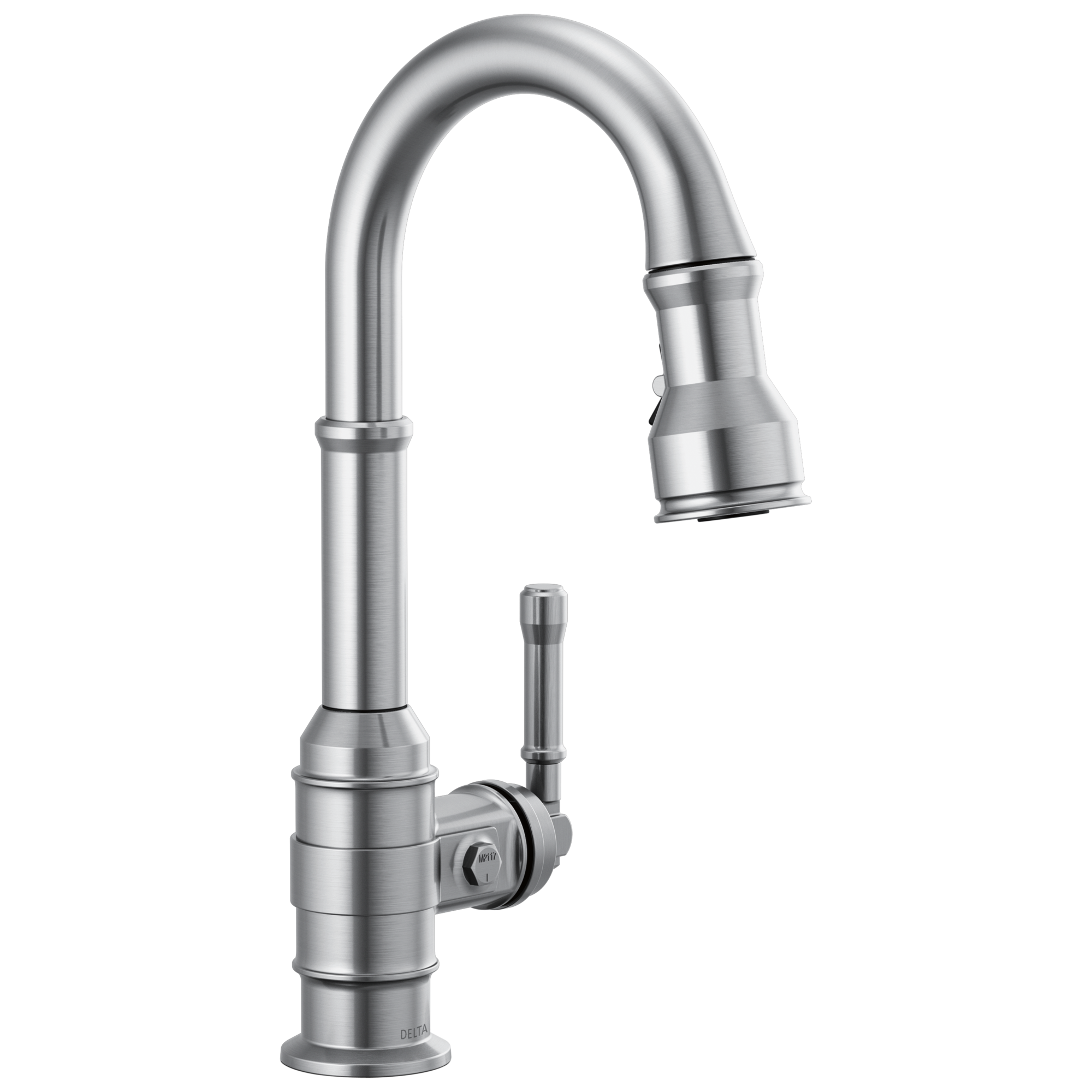 BroderickE Single Handle Pull-Down Bar/Prep Faucet - Arctic Stainless