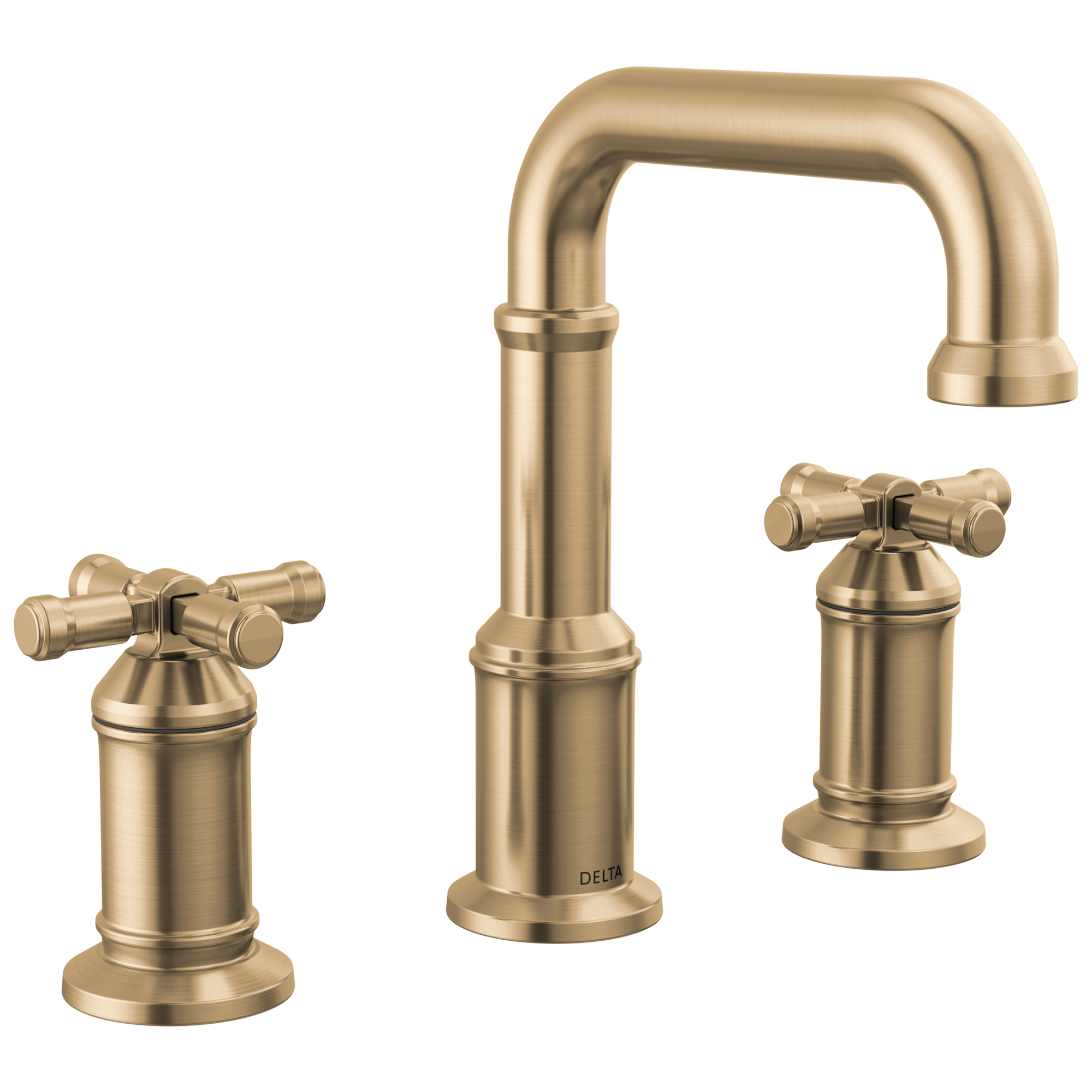 BroderickE Two Handle Widespread Bathroom Faucet - Lumicoat Champagne Bronze