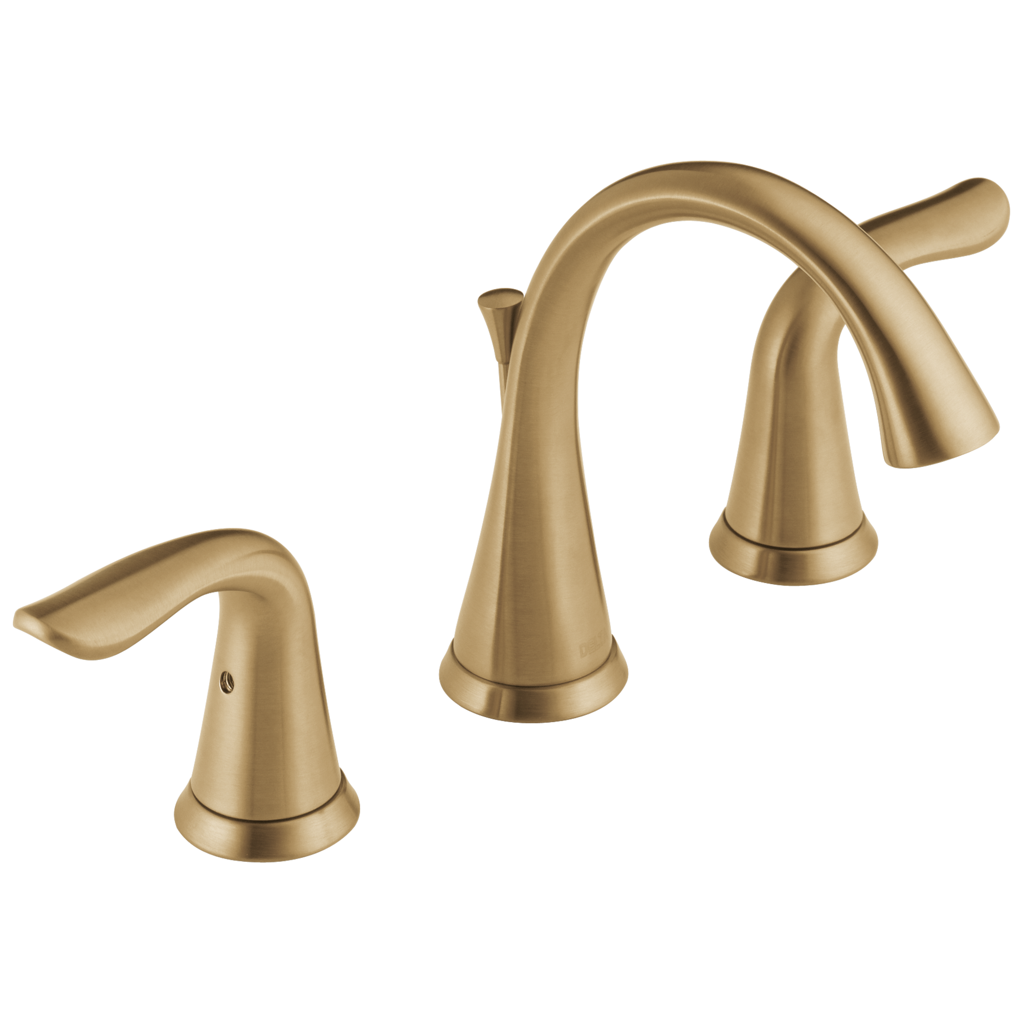Delta Faucet Lahara Two Handle Widespread Bathroom Faucet - Champagne Bronze