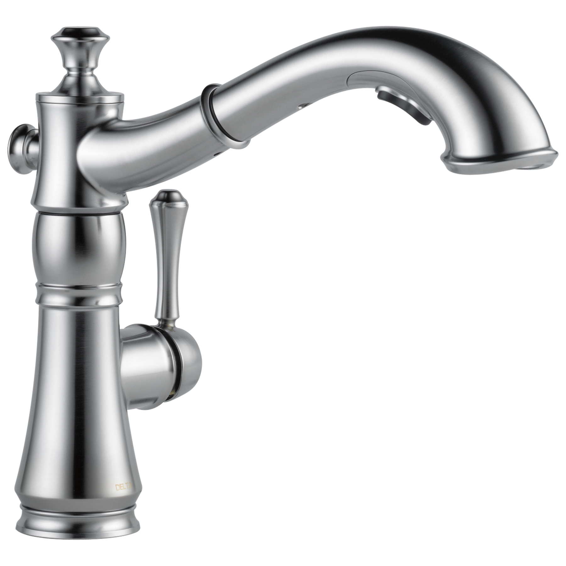 Single Handle Pull-Out Kitchen Faucet in Arctic Stainless 4197-AR