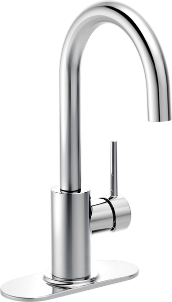 Escutcheon & Gasket - Transitional / Contemporary Bar in Chrome 