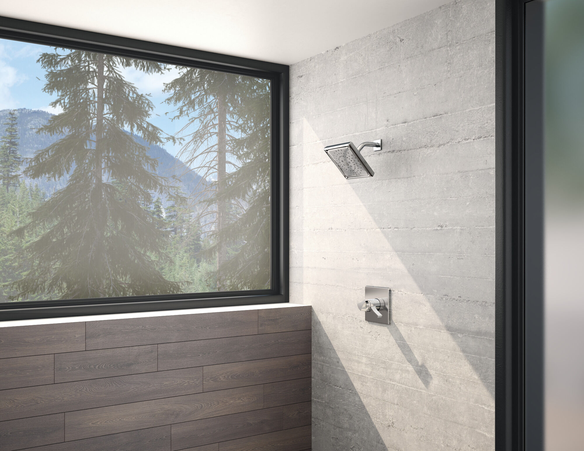 TempAssure® 17T Series Shower Trim in Chrome T17T274 | Delta Faucet