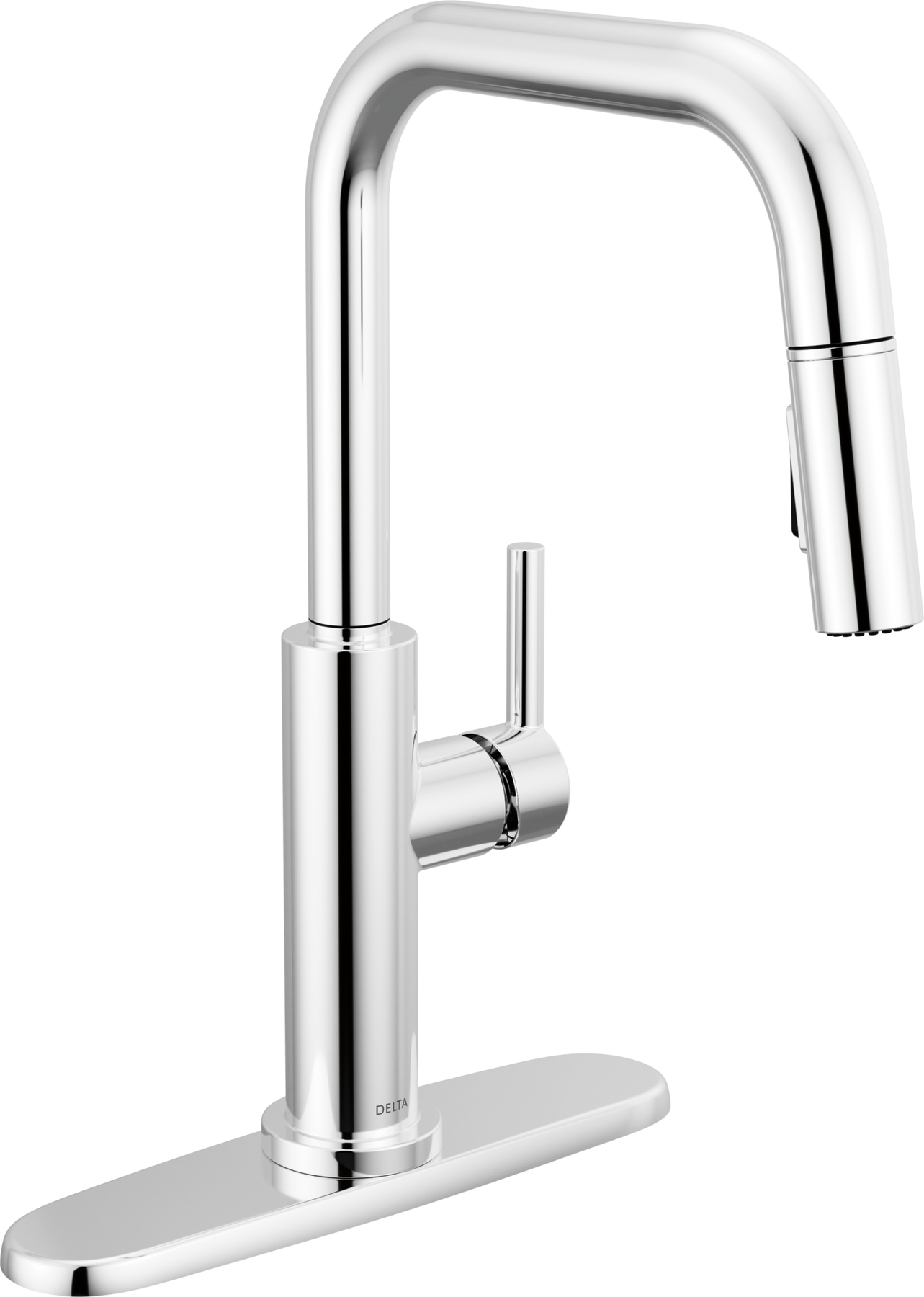 Single Handle Pull-Down Kitchen Faucet in Chrome 19868LF — thumbnail 2