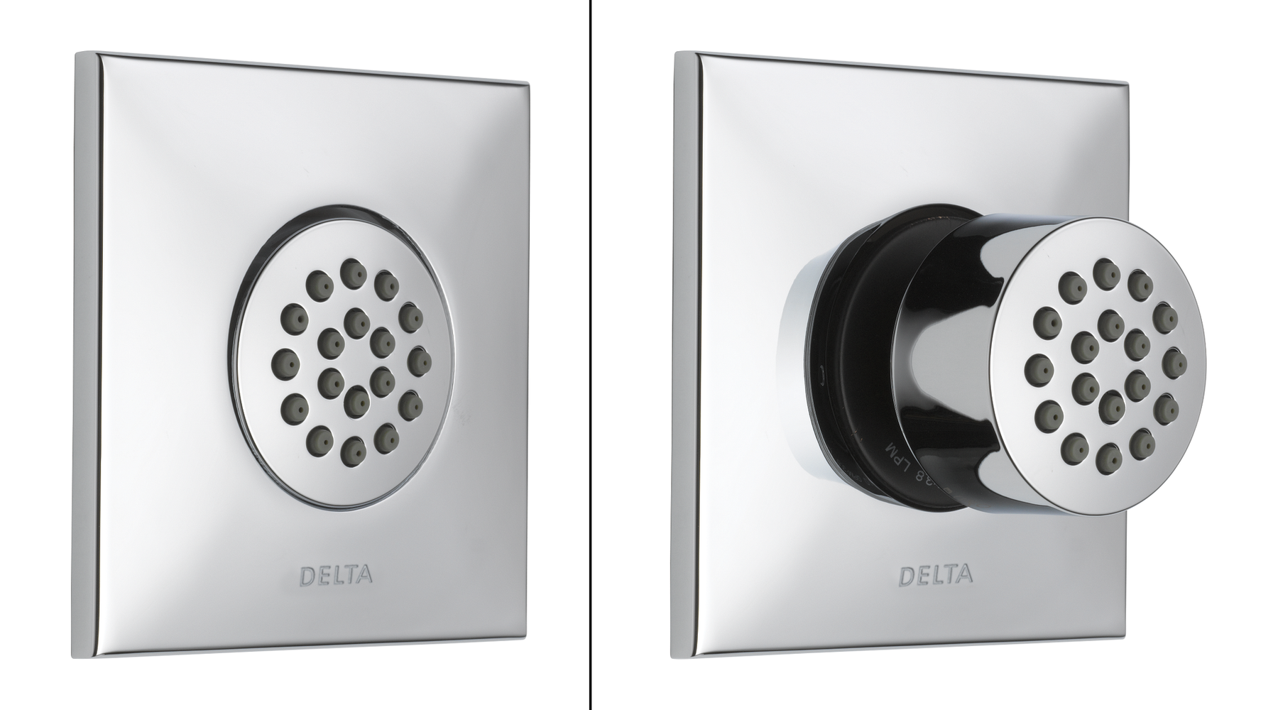 HydraChoice Body Spray Trim Square (Recertified) in Lumicoat