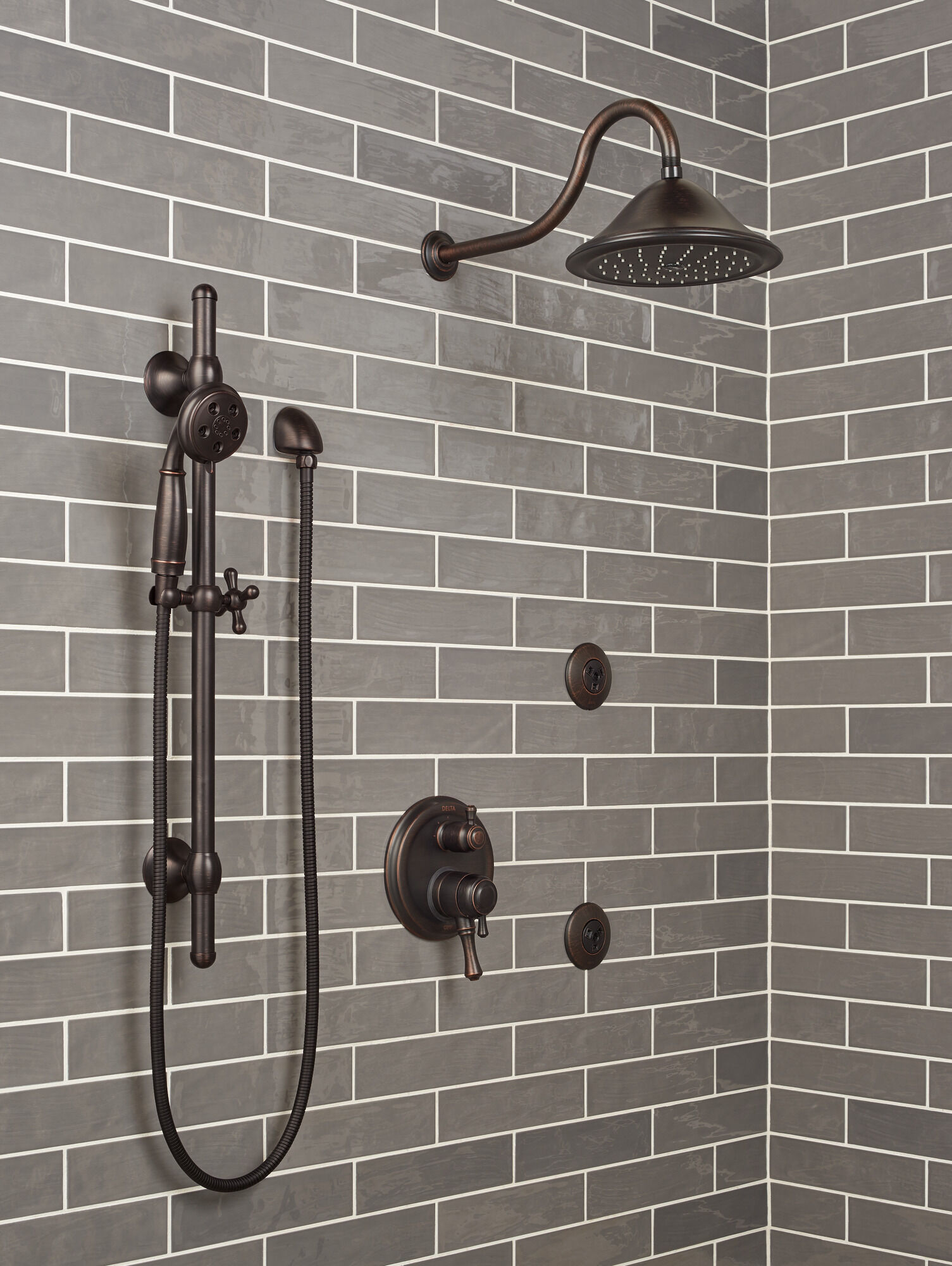 Single-Setting Raincan Shower Head in Venetian Bronze RP72568RB