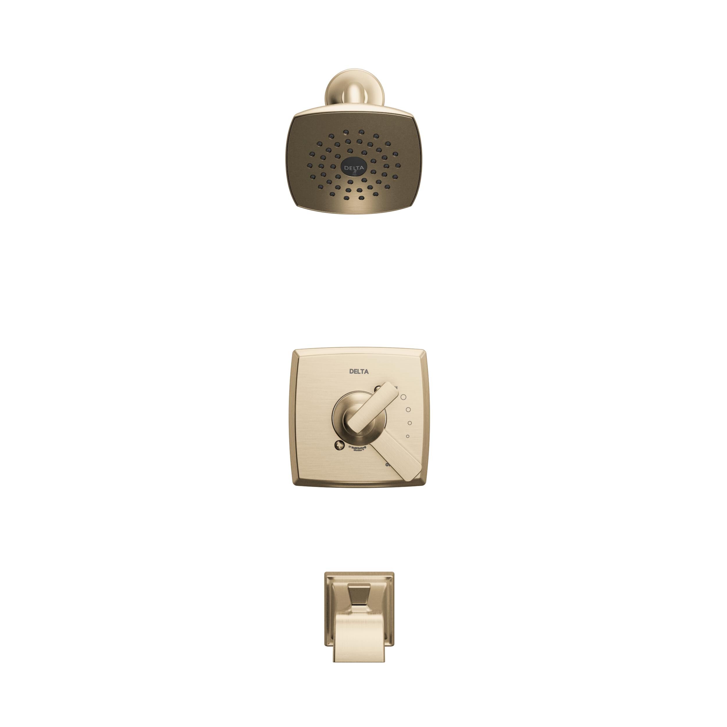 サロニア Monitor® 17 Series Tub and Shower Trim in Champagne Bronze T17464