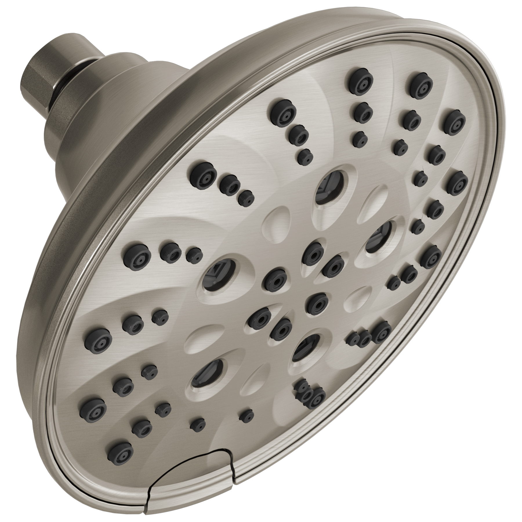 H2Okinetic® 5-Setting Traditional Raincan Shower Head in Lumicoat