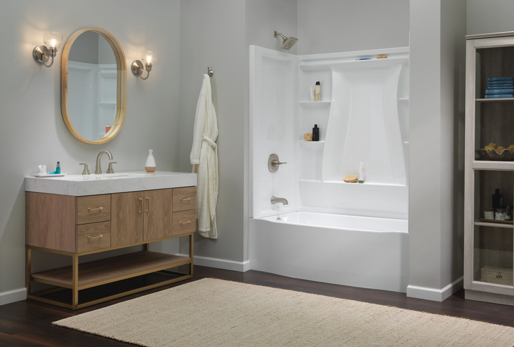 60"x32" Classic 500 Bathtub Wall, image 26