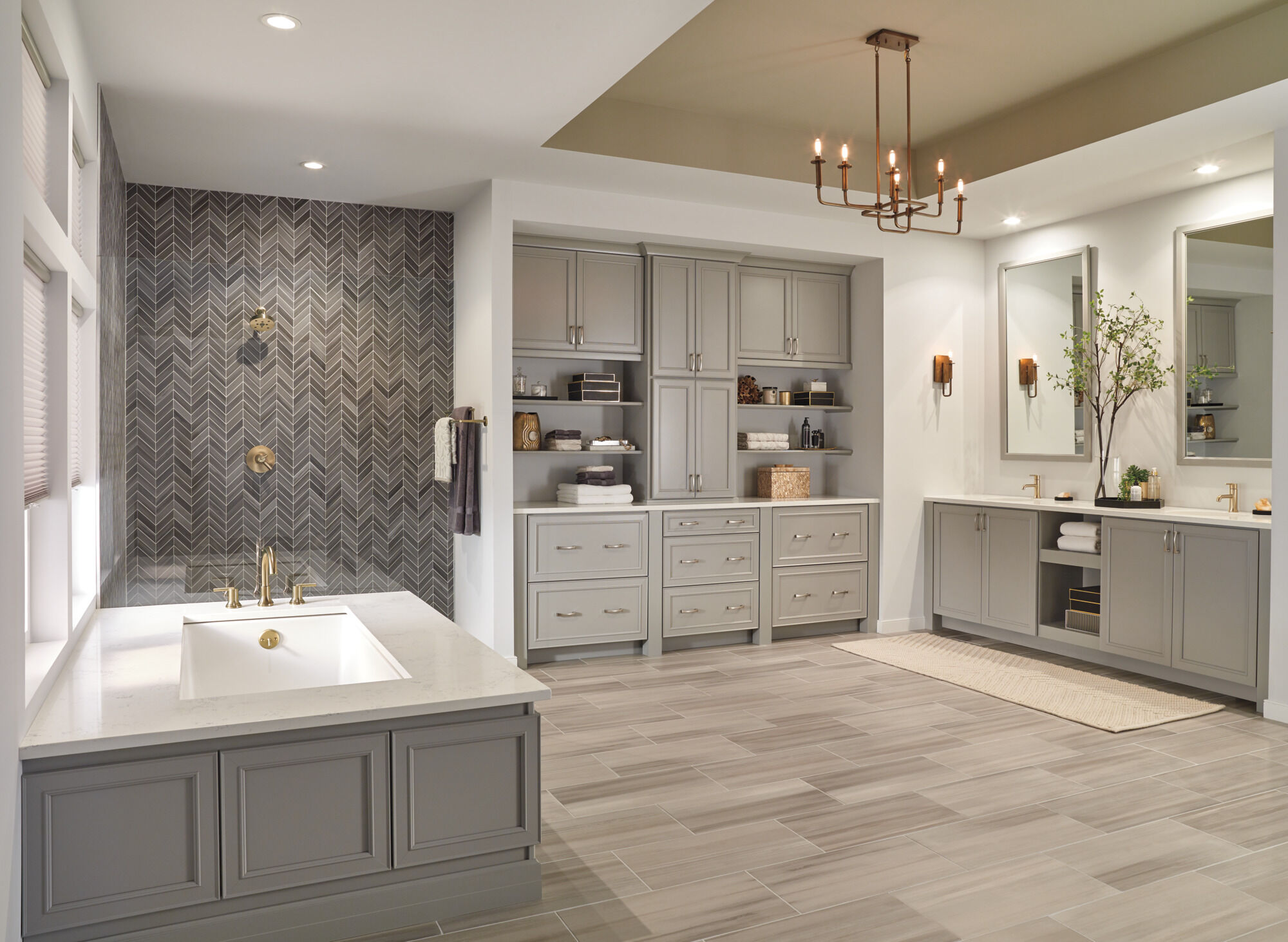 Roman Tub Trim in Champagne Bronze T2759-CZ | Delta Faucet