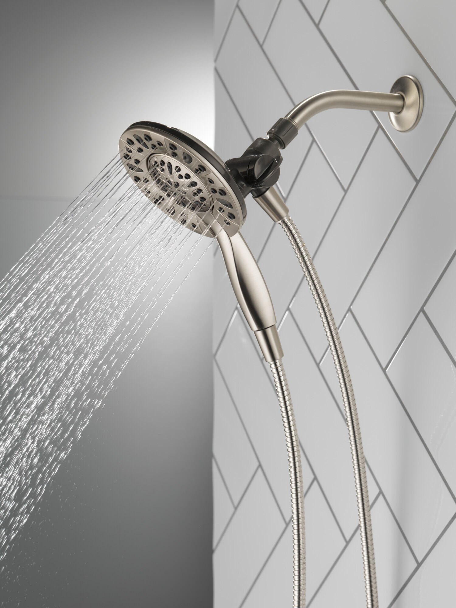 In2ition® 4-Setting Two-in-One Shower in Satin Nickel 75491SN