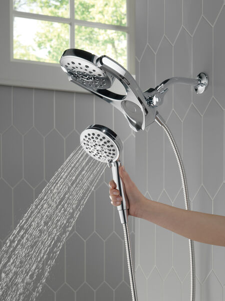 HydroRain® 4-Setting Two-in-One Shower Head, image 6