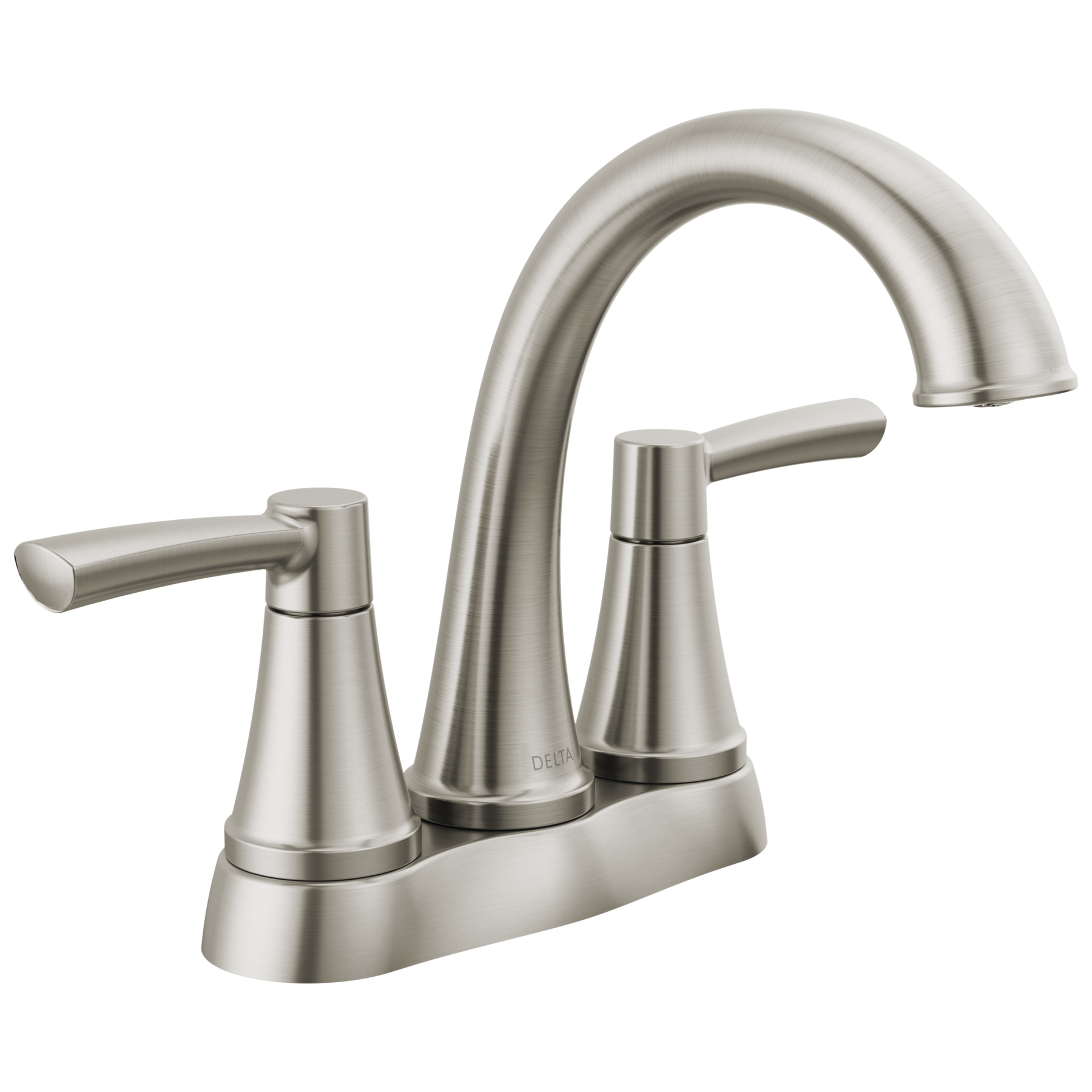 Two Handle Centerset Bathroom Faucet in Spotshield Brushed Nickel