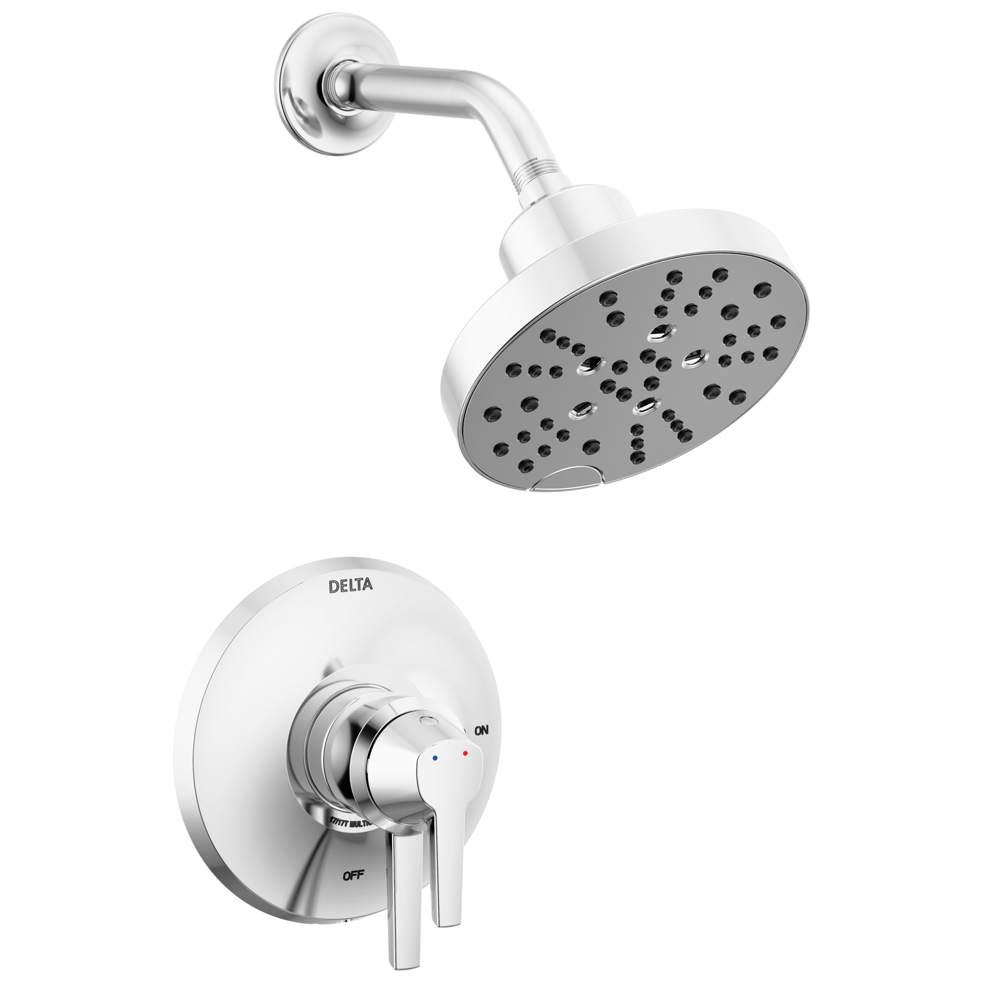 Delta Faucet GaleonE 17 Series Shower Trim with H2OKinetic - Lumicoat Chrome