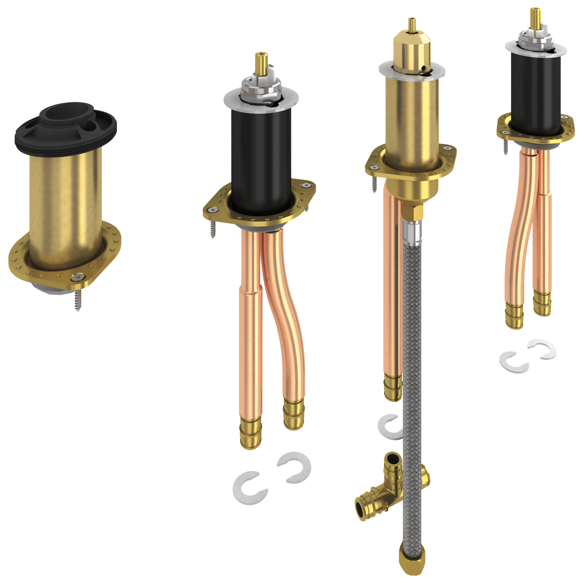 Delta Faucet Classic Roman Tub with Hand Shower Rough with Hand Shower- PEX Cold Expansion